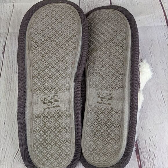 Rachel Roy Chenille Scuff Slippers - Picture 6 of 11